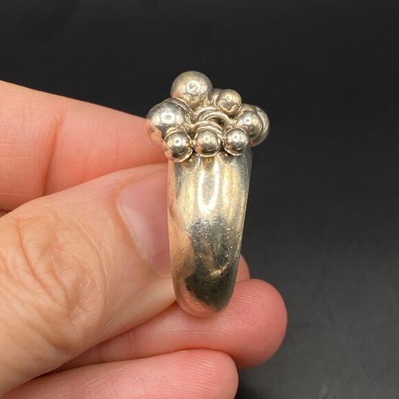 Vintage SILPADA Cha-Cha Ring 952 Sterling Silver Bold Chunky Retired Size 9 - Picture 5 of 8